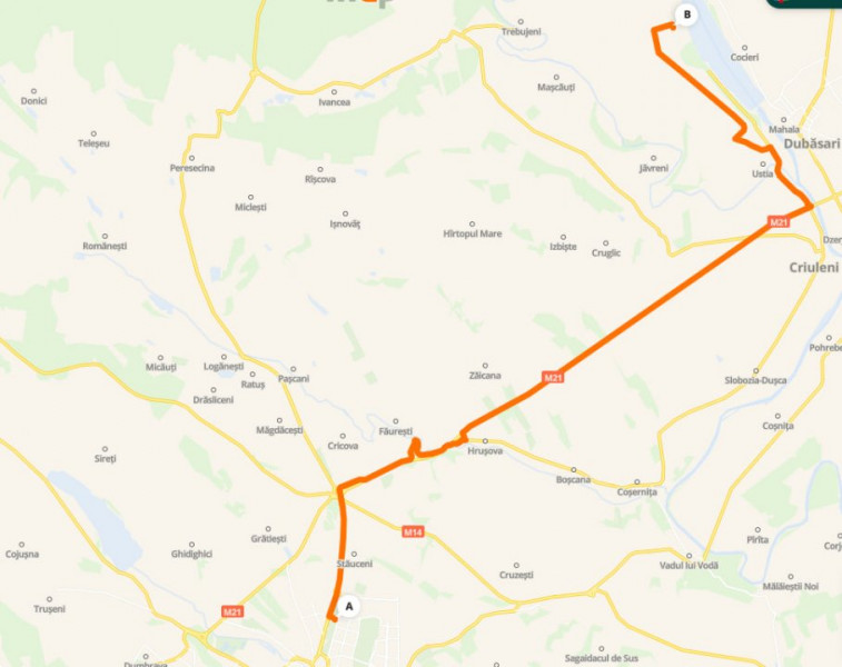 Teren pentru construcție, 25 ari pe malul Nistrului, Holercani.