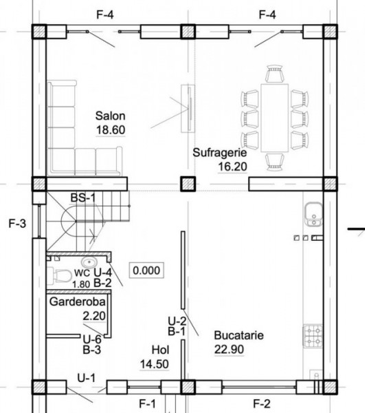 Cojușna Village, Cojușna, Strășeni, casă în 2 nivele, 165 mp+5ari.