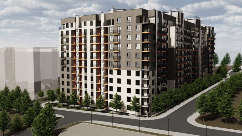 Apartament în rate de la dezvoltator! Durlești Residence, 1 cameră, 43,31 mp.