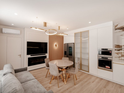 Apartament modern cu 2 camere + living, bloc nou, str. Liviu Deleanu – Inamstro.
