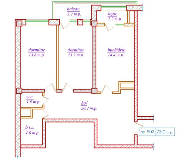 Apartament cu 2 camere, bloc nou, IsraGrup, Durlești. Achitare în rate!